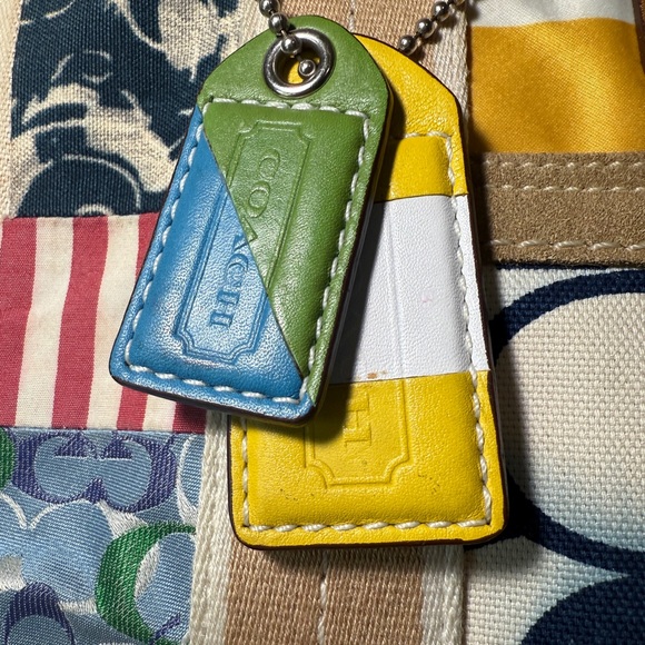 Vintage Coach Patchwork Hand Bag y2k - Picture 14 of 15